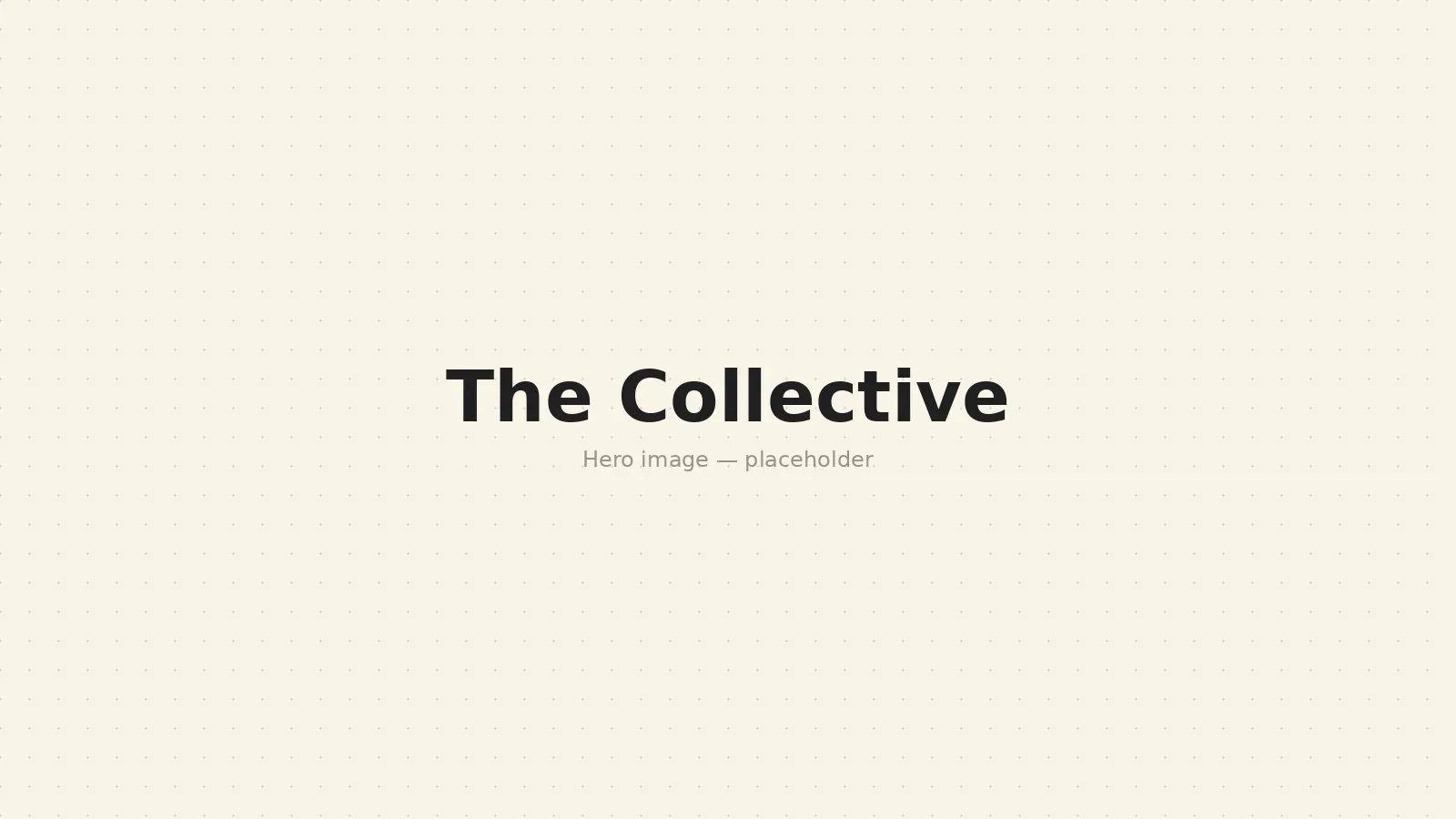 The Collective booking flow redesign