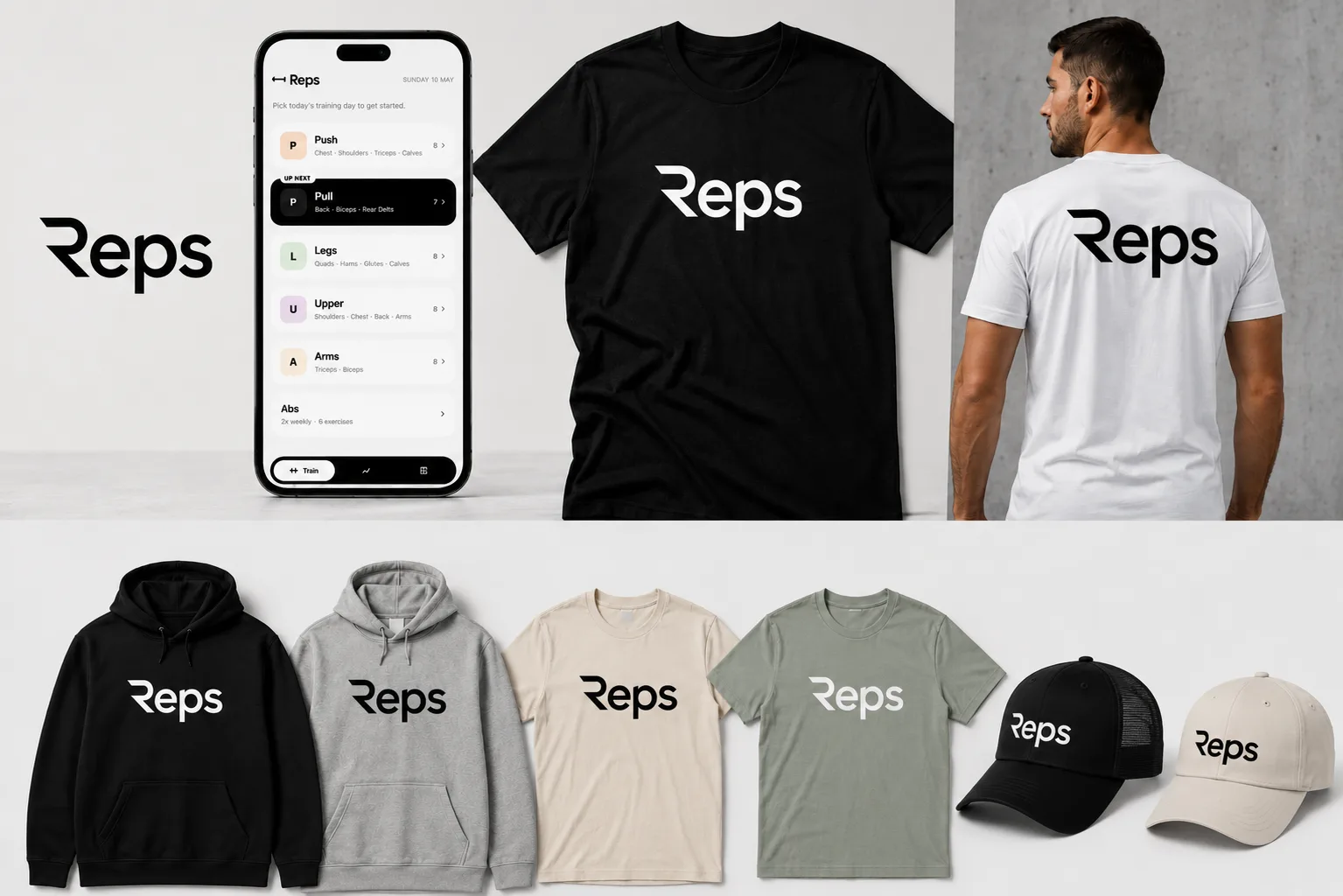 Reps app — progress view