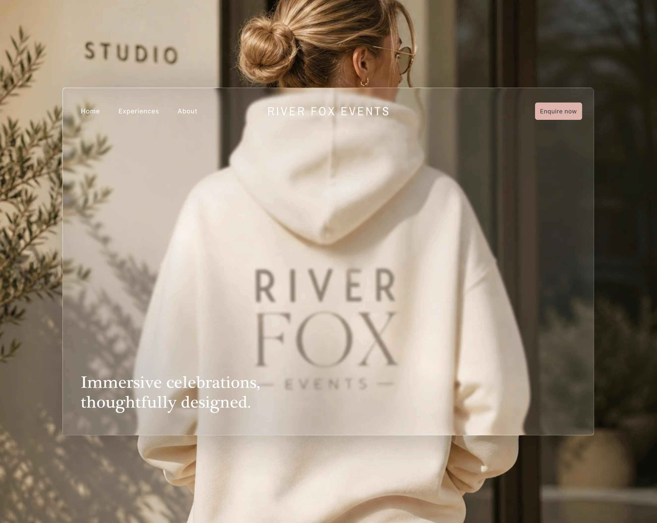 River Fox Events brand mark